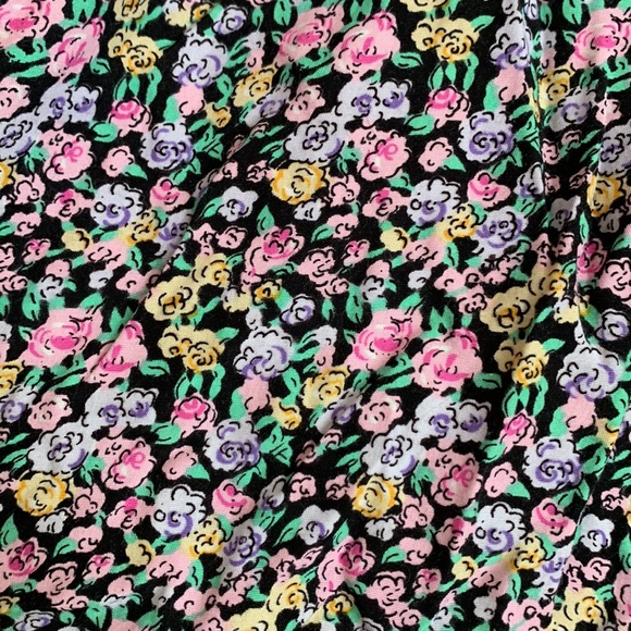 Fairest Vintage Floral High Waist Baggy Shorts - Picture 3 of 7